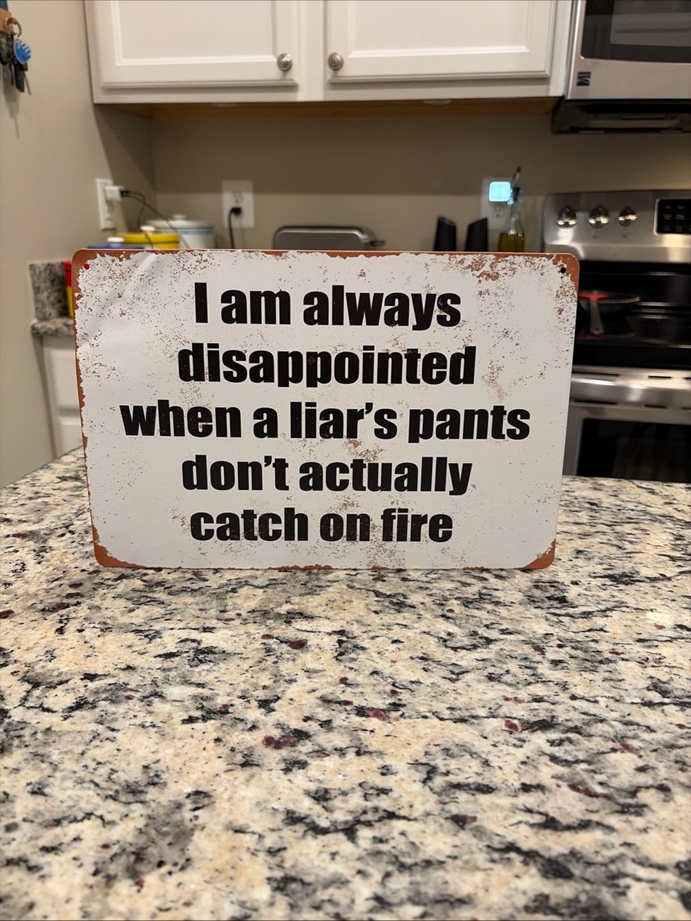8 x 12 metal sign